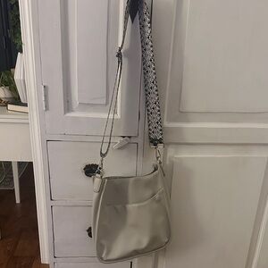 Gray Crossbody Bag